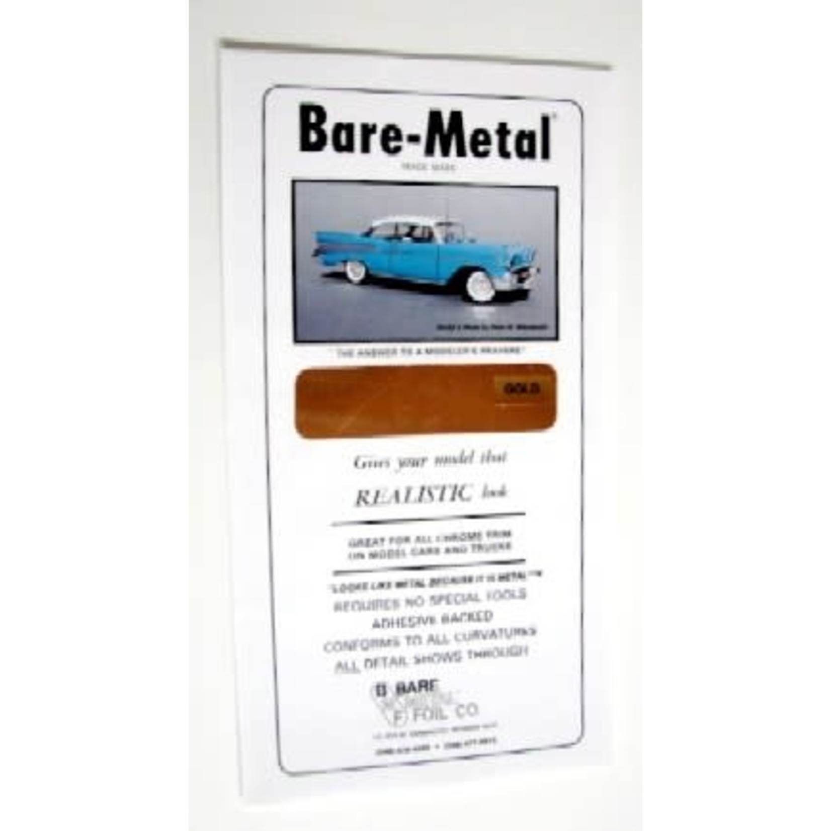 Bare-Metal 6 x 11 Thin Sheet Gold Foil