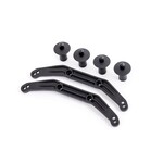 Traxxas Body mounts, front & rear, extreme heavy duty (for use with #9080 upgrade kit)