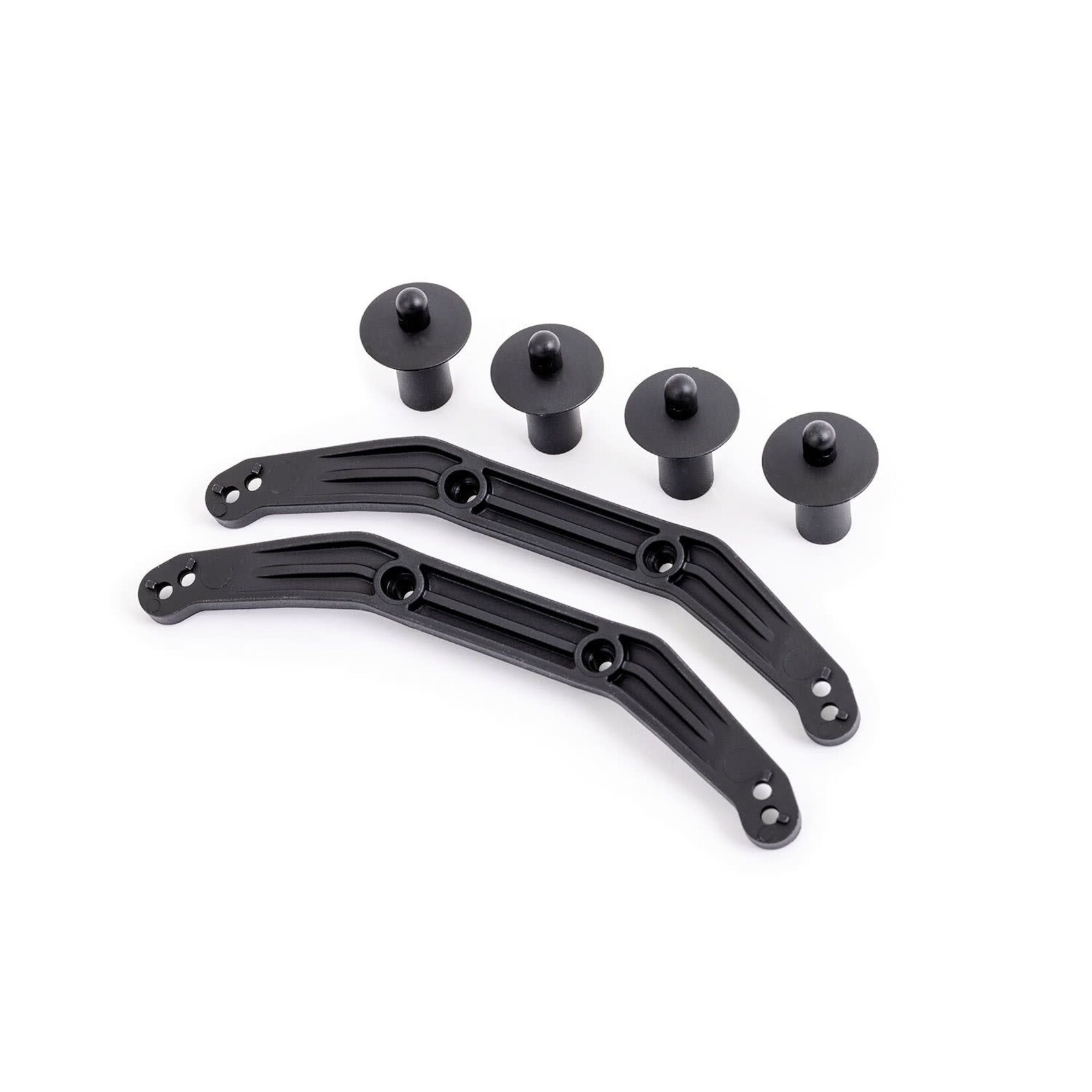 Traxxas Body mounts, front & rear, extreme heavy duty (for use with #9080 upgrade kit)
