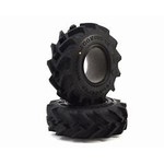 JConcepts 1/10 Fling King 2.6” Mega Truck Tires with Inserts, Gold Compound (2)