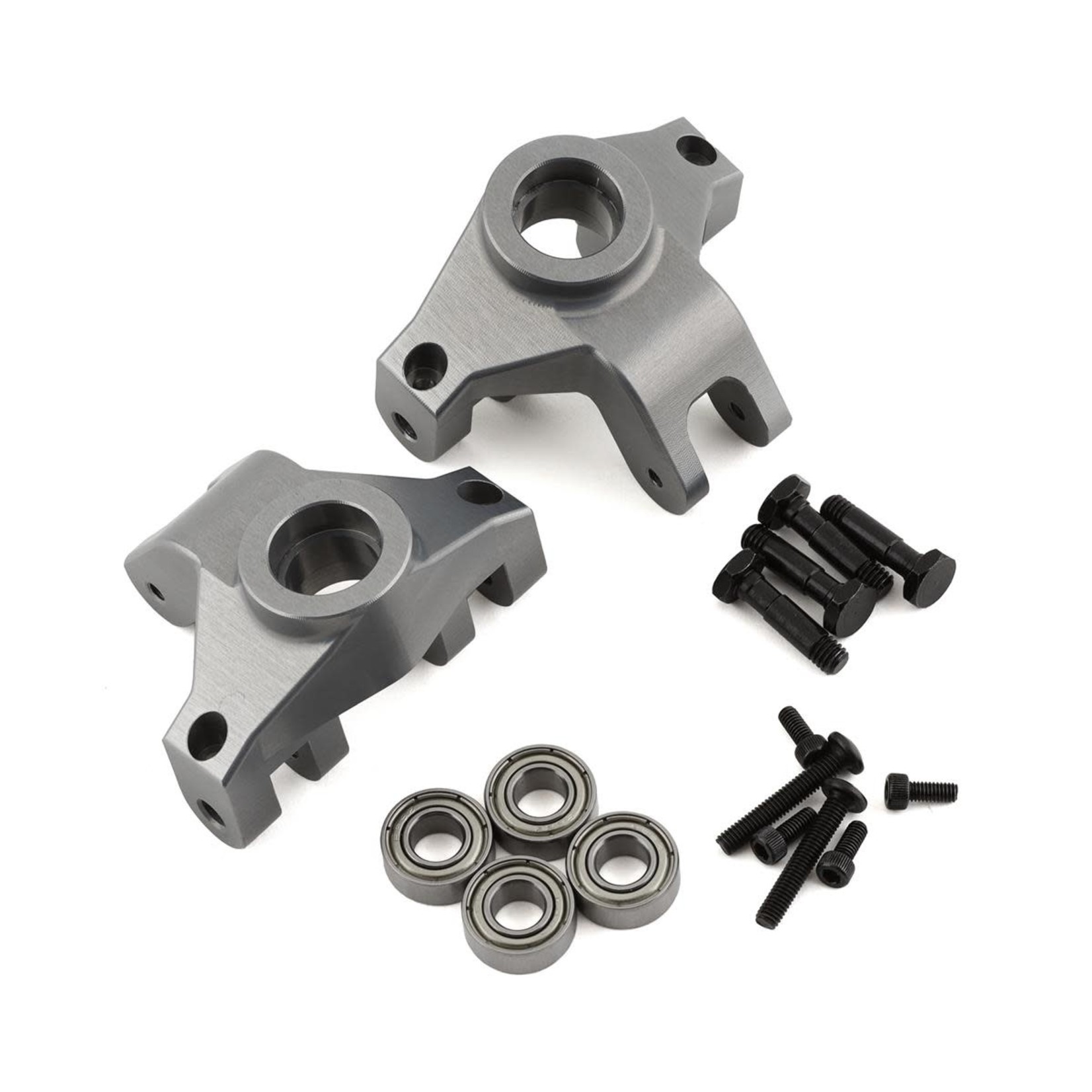 SSD RC Losi LMT HD Aluminum Knuckles (Grey) (2)