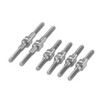 JConcepts Mini-T 2.0 And B Fin Titanium Turnbuckle Steer Black (6)