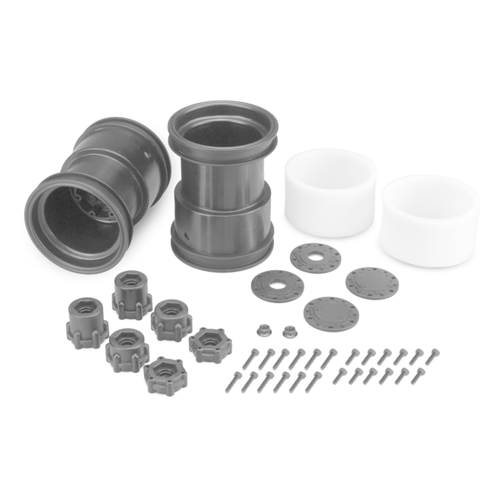 JConcepts Tribute 2.6 x 3.6 Monster Truck Wheel, Black (2)