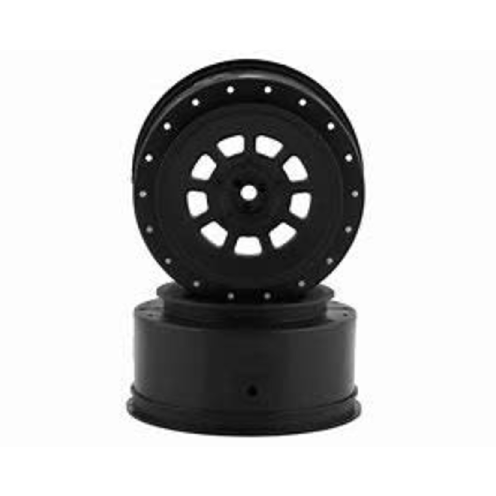 JConcepts 9-Shot Short Course Wheels w/3mm Offset (2) (Black) w/12mm Hex