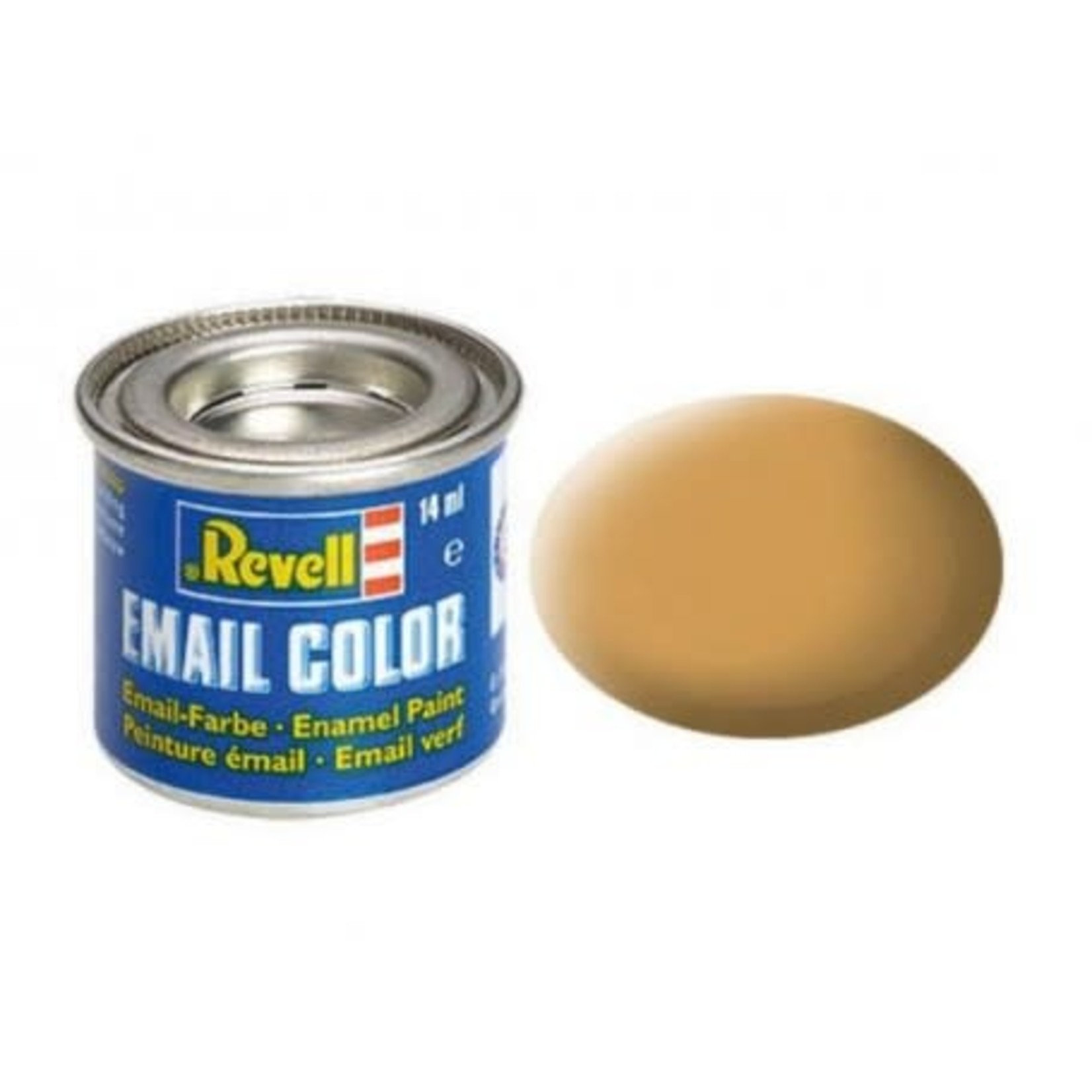 Revell 14ml Enamel Ochre Brown Mat Tinlets