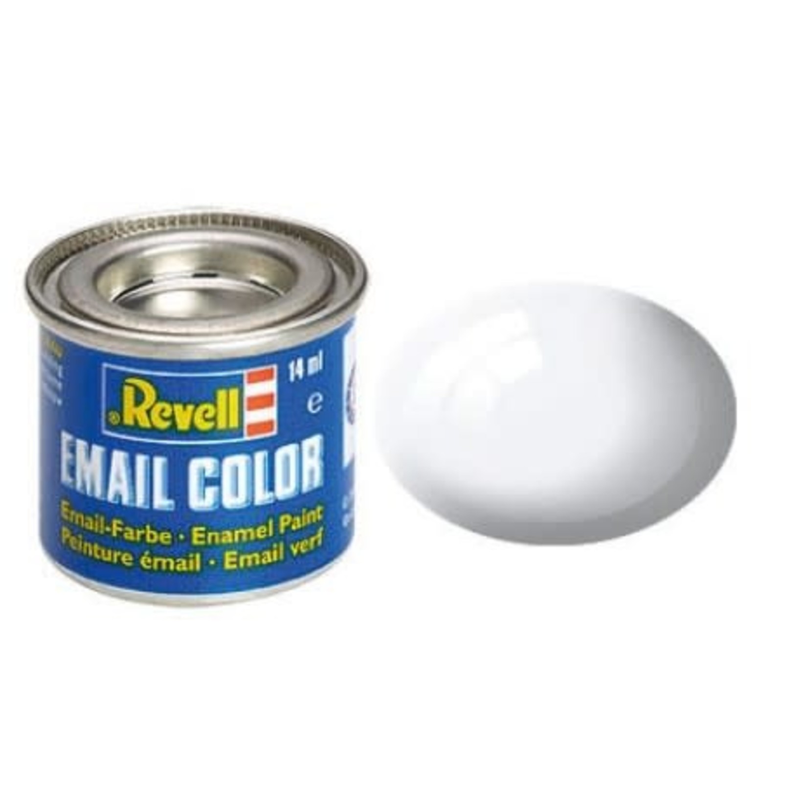 Revell 14ml Enamel White Gloss Tinlets