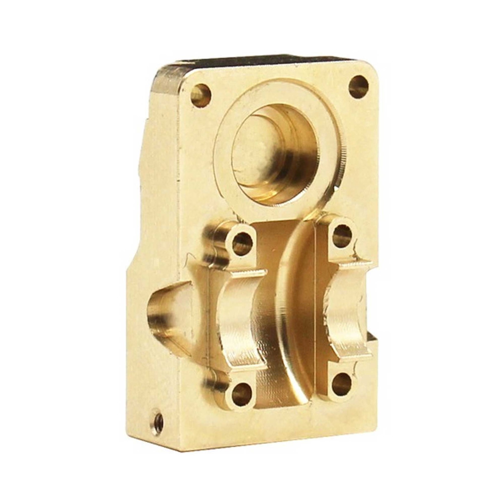 Hot Racing (HR) Brass Diff Cover with Stainless Steel Skid Plate: SCX24