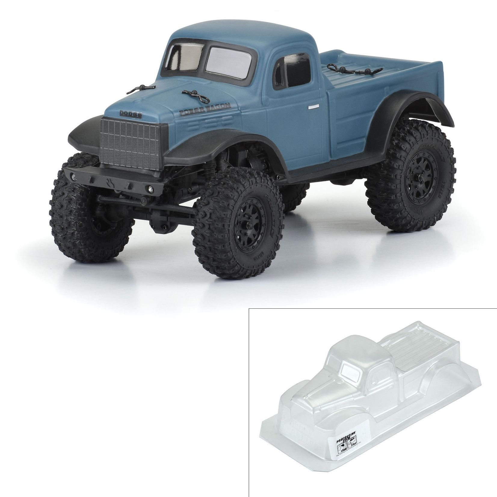 Pro-Line 1/24 1946 Dodge Power Wagon Clear Body: SCX24 JLU