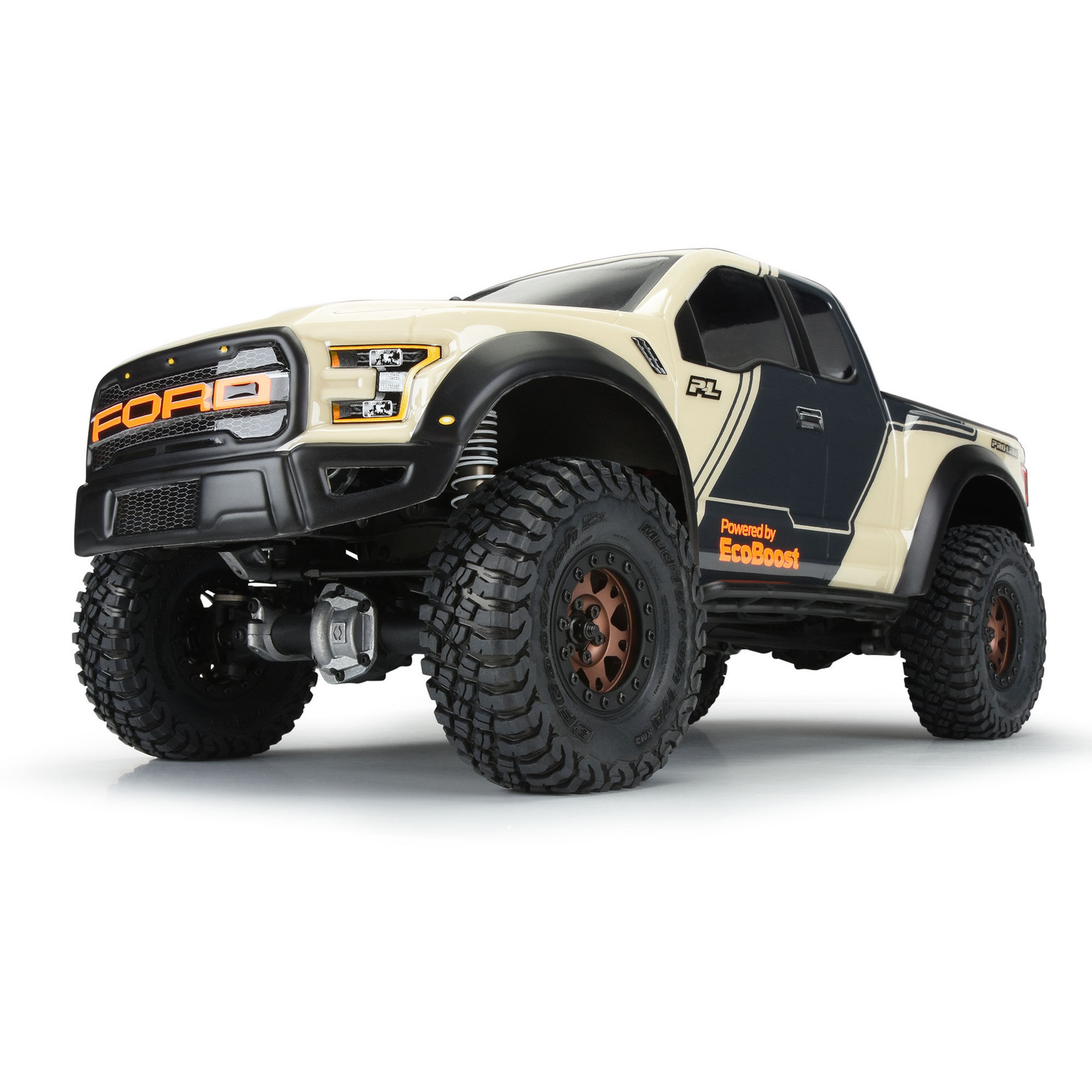 Pro-Line 1/10 2017 Ford F-150 Raptor Clear Body 12.3" (313mm) WB Crwlrs