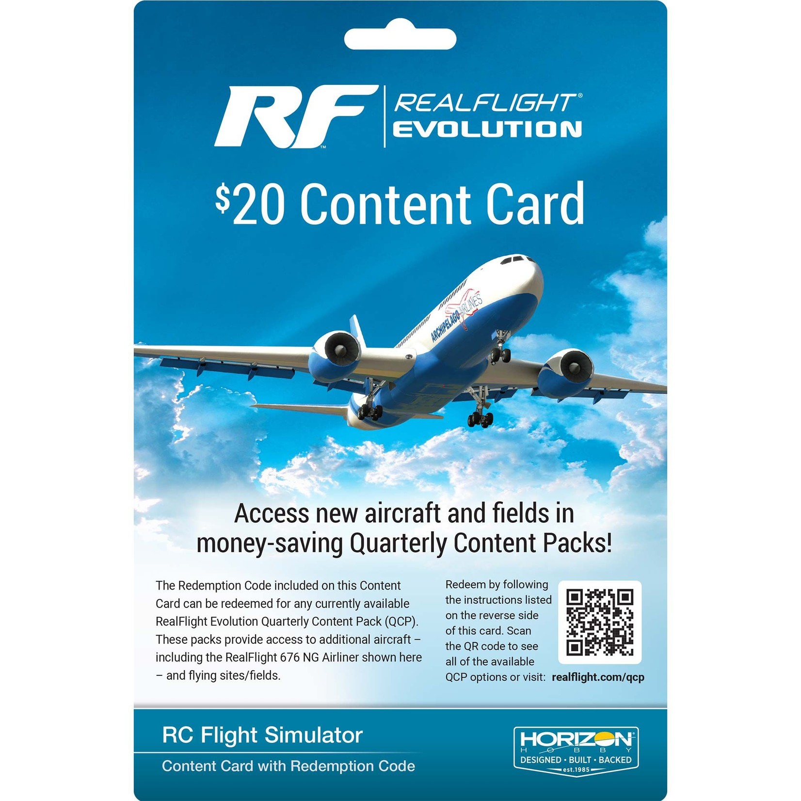 Realflight RealFlight Content Card $20
