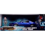 1/24 IT Chapter 2 1977 Pontiac Firebird Car w/Pennywise & Henry Bower Figures