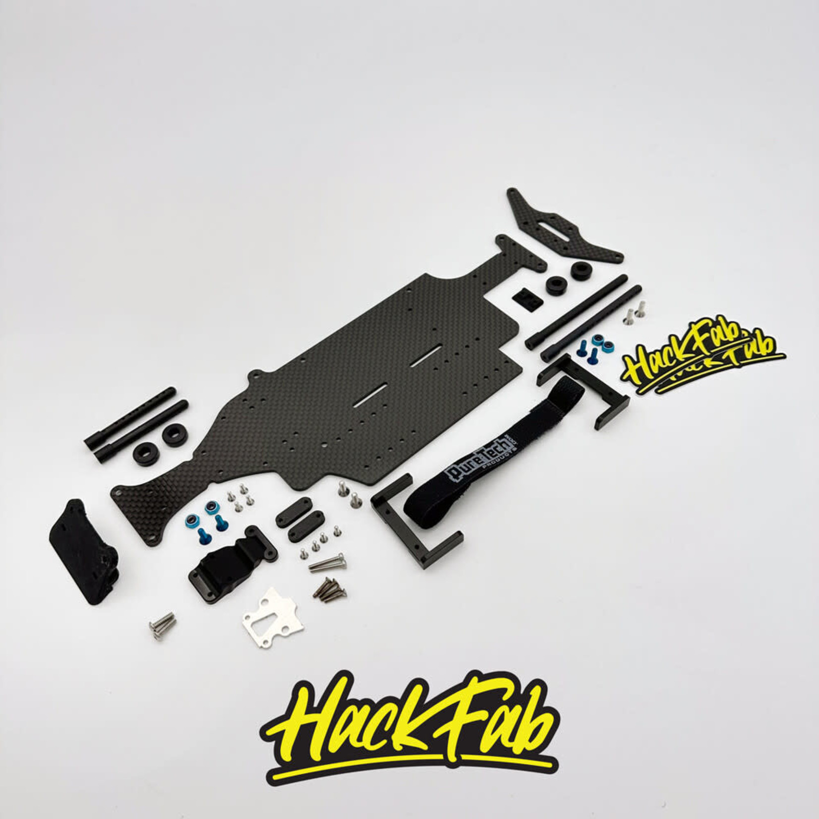 Hack Fab Losi Mini-T 2.0/B EDM Oval chassis conversion kit V2.2