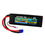Common Sense RC Lectron Pro 7.4V 2S 5200mAh 50C Lipo Battery with EC3 Connector