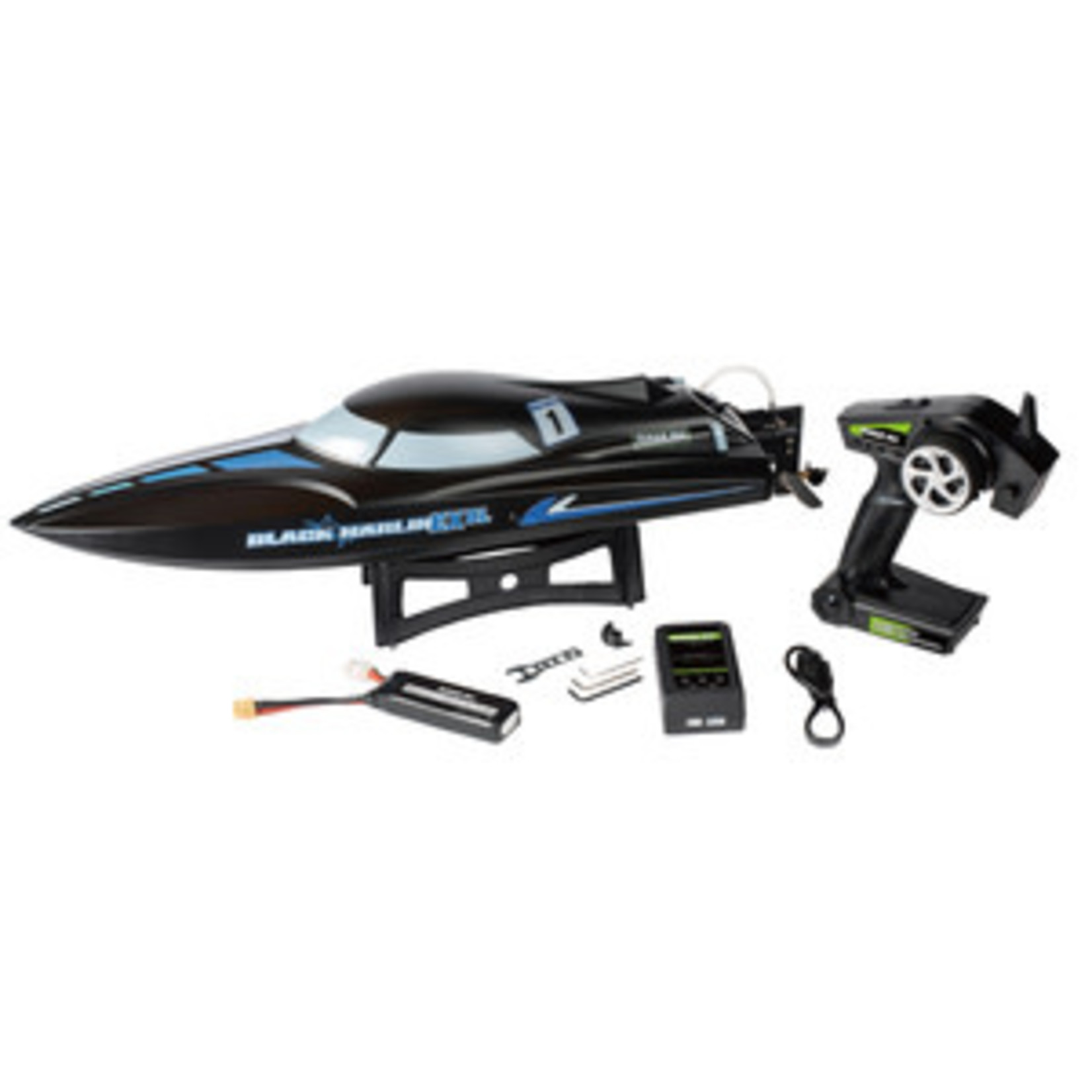 Rage R/C Black Marlin EX Brushless RTR Boat