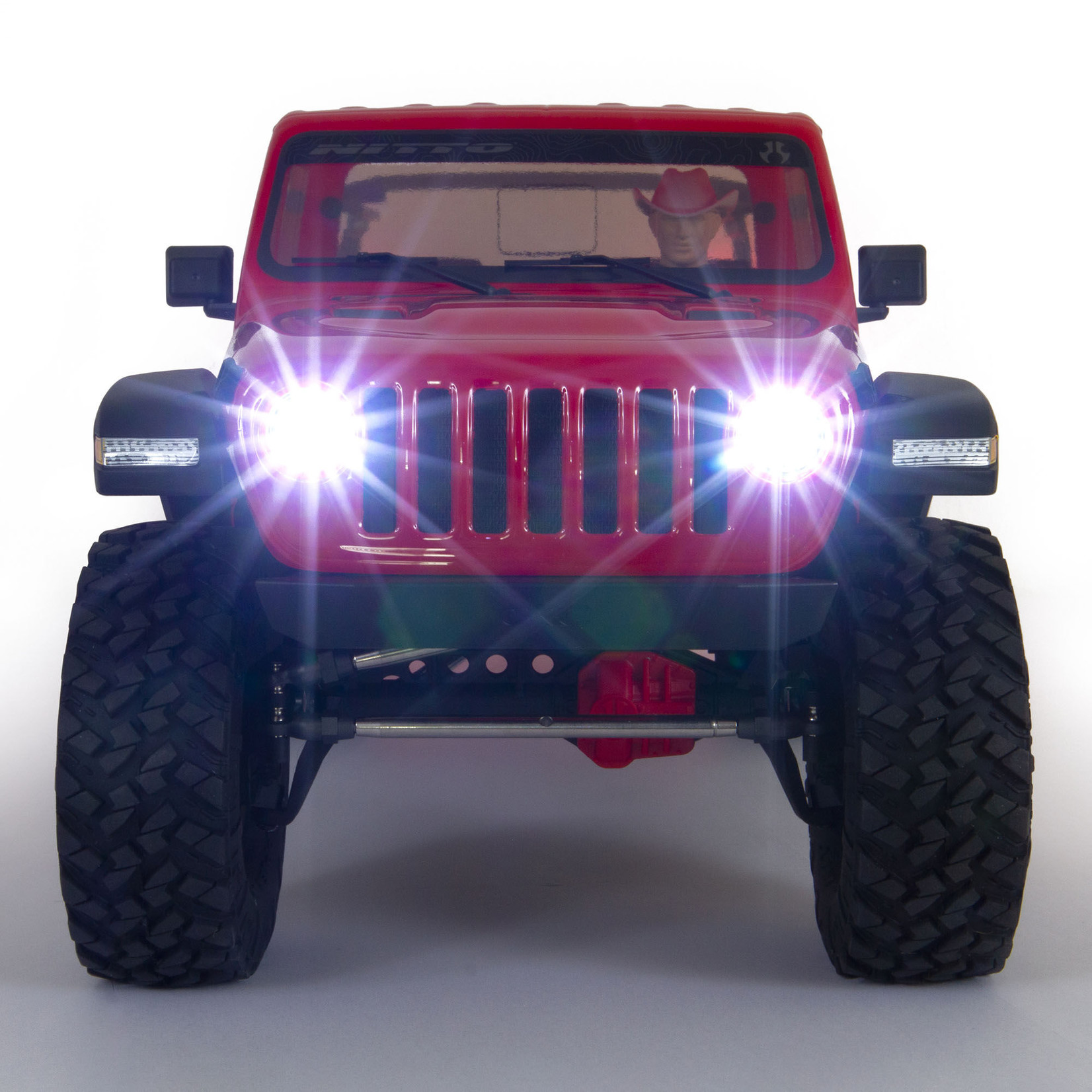 Axial 1/10 SCX10 III Jeep JT Gladiator with Portals RTR, Red