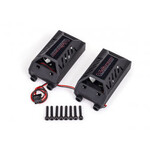 Traxxas Dual cooling fan kit, low profile (with shroud) (fits #3491 motor)