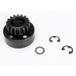 Traxxas Clutch bell (17-tooth)/ 5x8x0.5mm fiber washer (2)/ 5mm e-clip (2)