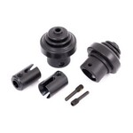 Traxxas Drive cup, front or rear (hardened steel) (for differential pinion gear)/ driveshaft boots (2)/ boot retainers (2)