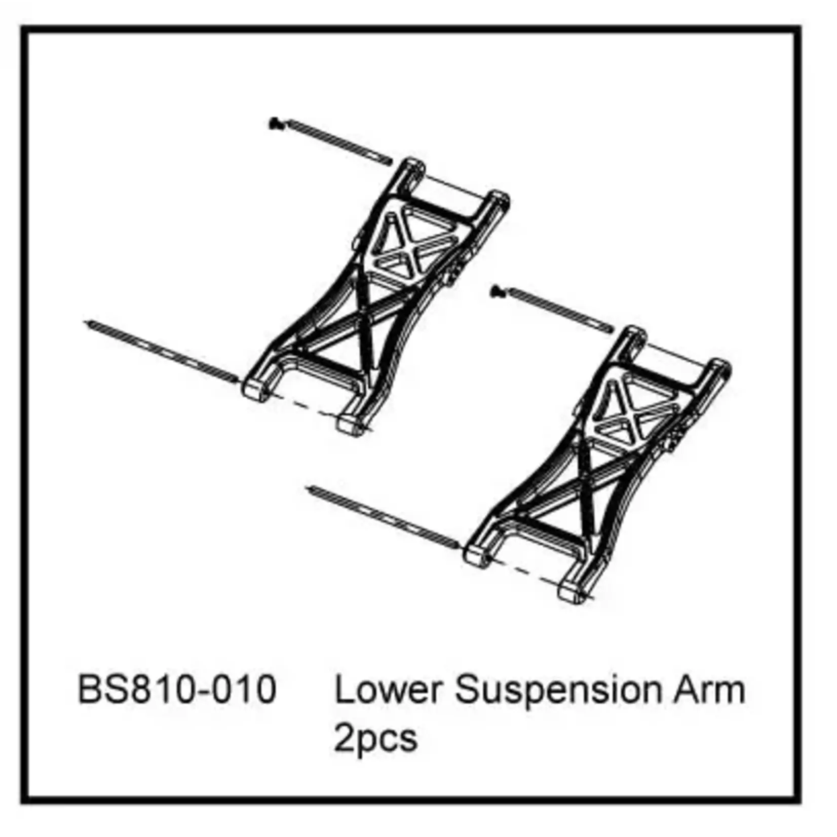 Redcat Racing Lower Susp. Arms F/R