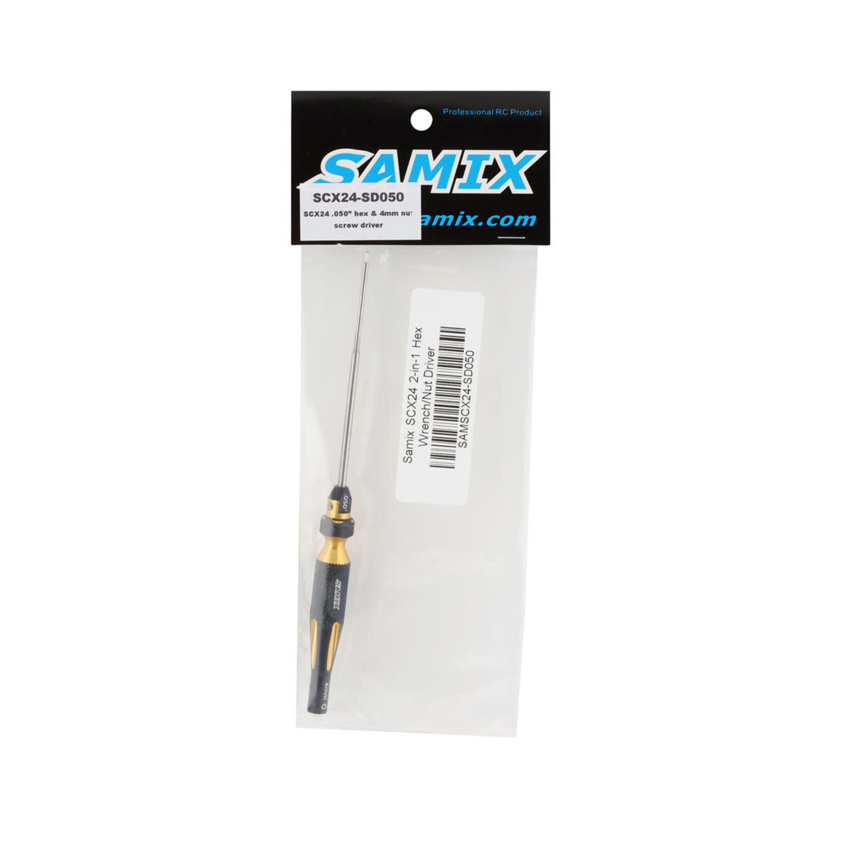Samix SCX24 2-in-1 Hex Wrench/Nut Driver (Gold)