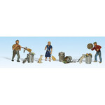 Woodland Scenics HO People & Pesky Raccoons