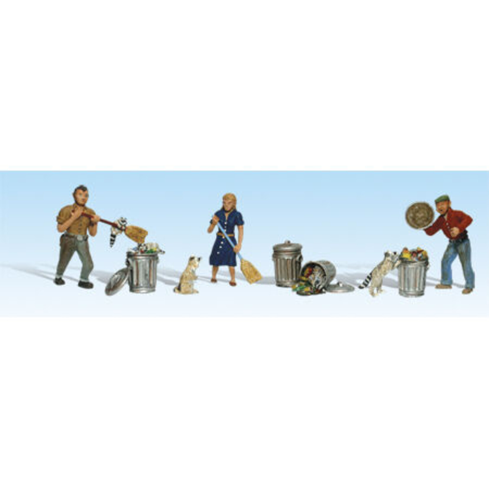 Woodland Scenics HO People & Pesky Raccoons