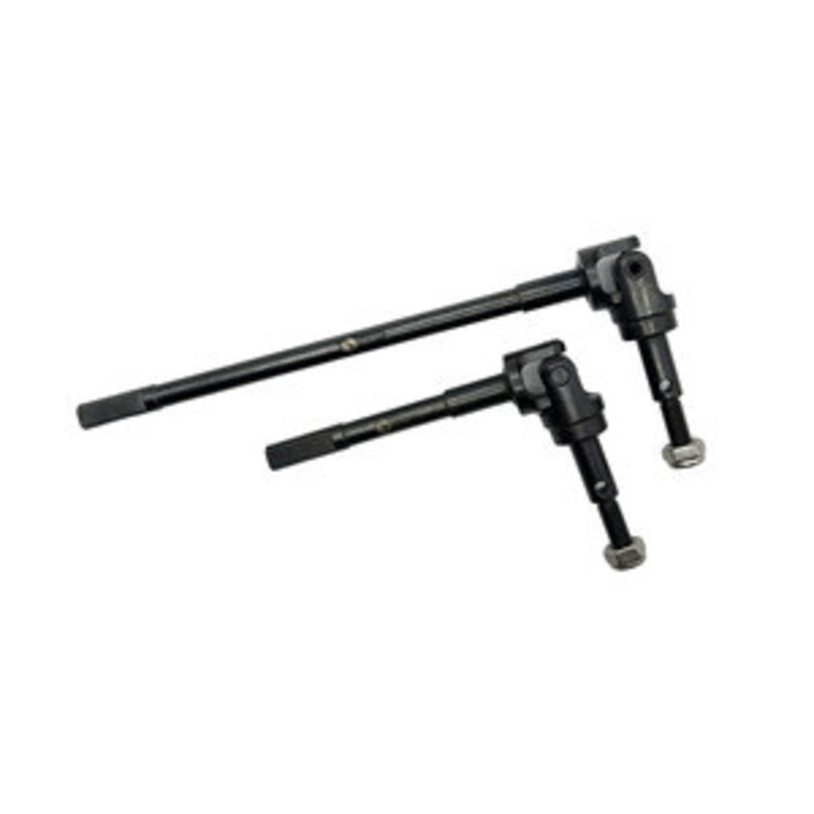 Racers Edge Steel CNC Front Drive Shaft Set for Axial SCX6