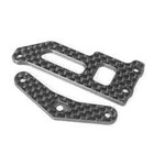 Team Losi Racing (TLR) Carbon Brace and Servo Top Plate: 22X-4
