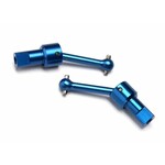 Traxxas Driveshaft assembly, front/rear, 6061-T6 aluminum (blue-anodized) (2)