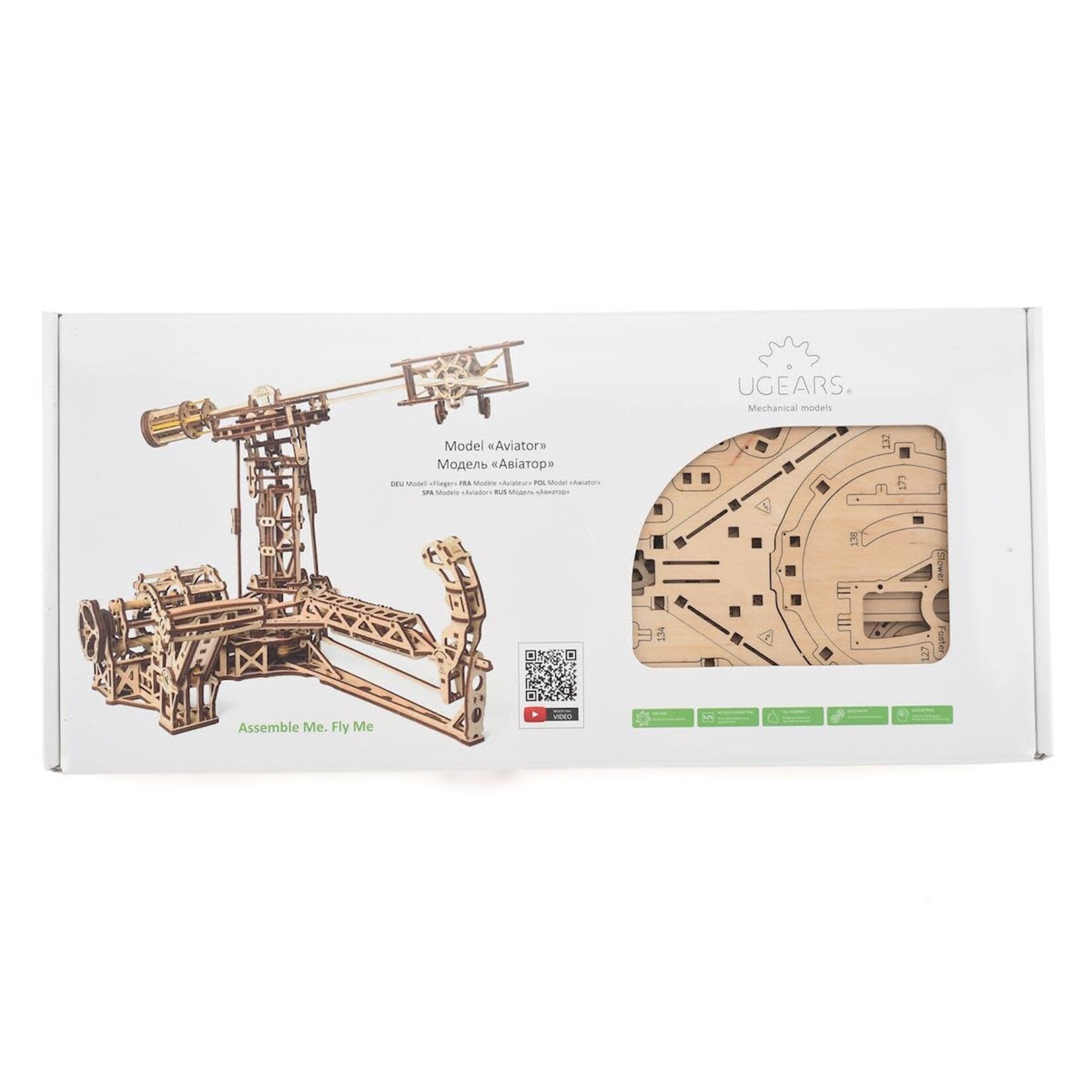Ugears Aviator Wooden 3D Model