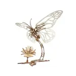 Ugears Butterfly & Flower Mechanical Wooden 3D Model
