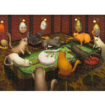 Exploding Kittens Cats Playing Craps 500 Piece Puzzle