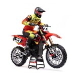 Losi 1/4 Promoto-MX Motorcycle RTR, FXR (Red)