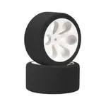 Prism Low Profile 1/10 Mounted Truck Rear Foam Tires (50 Shore) w/12mm Hex