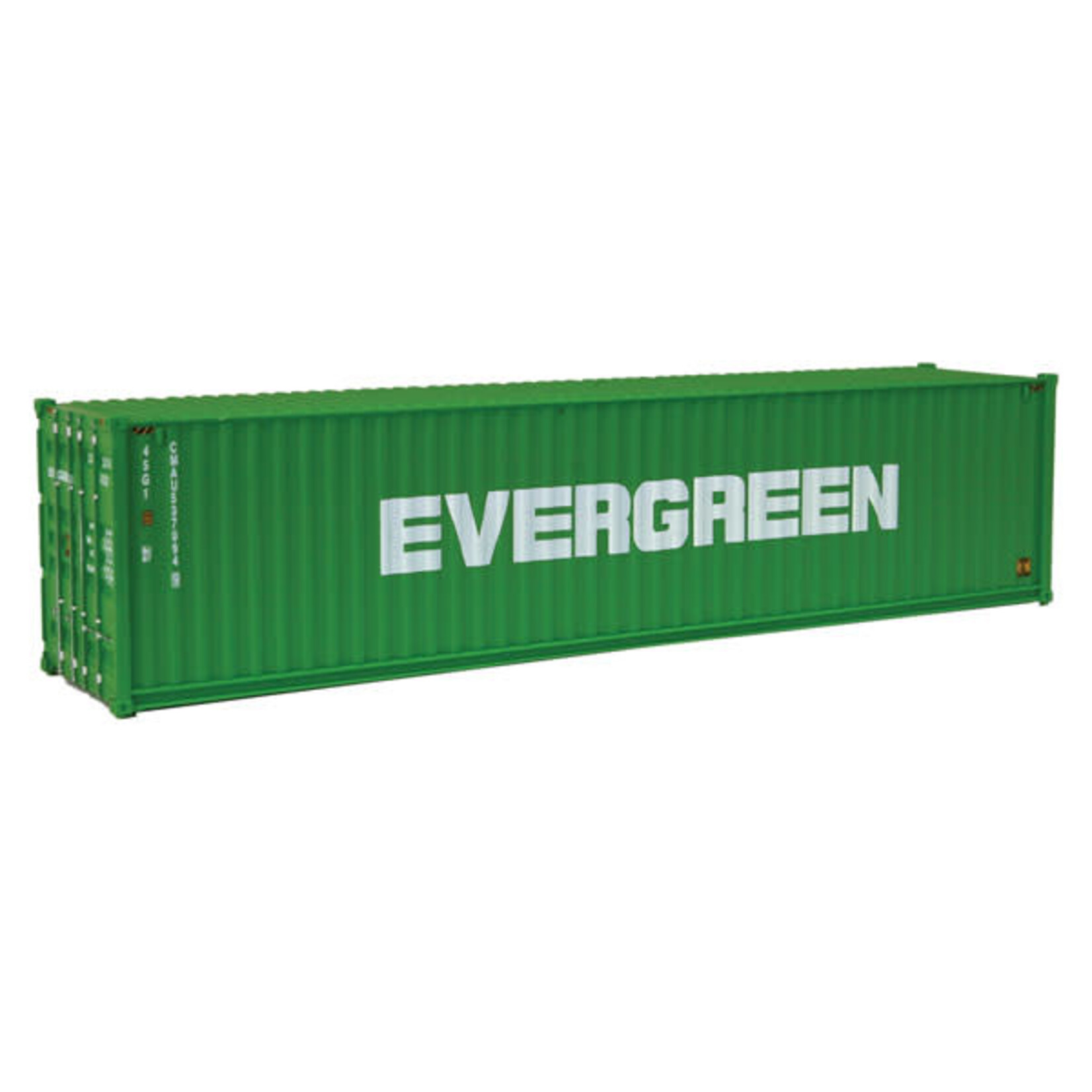Walthers HO 40' Hi-Cube Corrugated Container - Assembled -- Evergreen