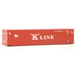 Walthers HO 45' CIMC Container - Assembled -- K-Line (red, white)