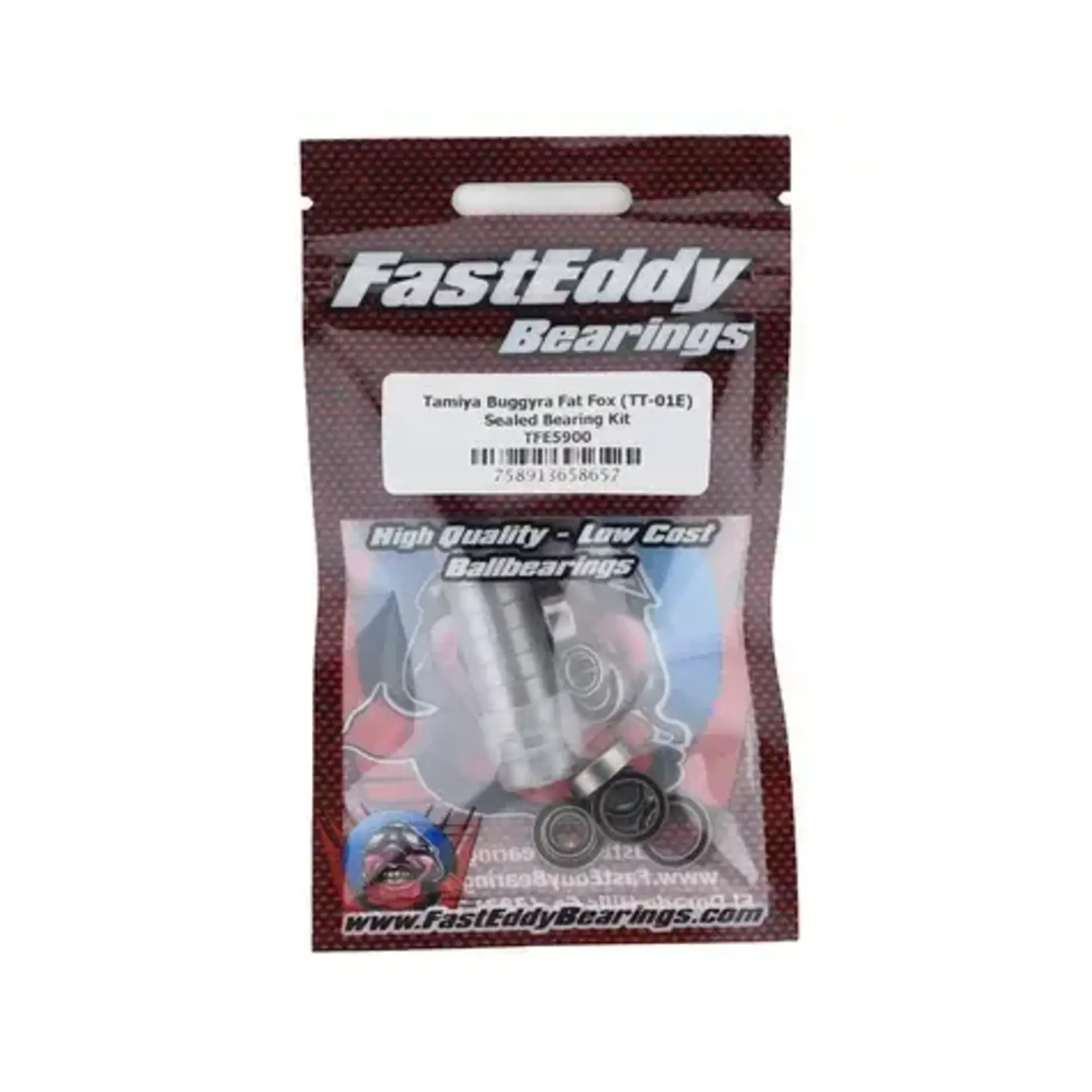 Fast Eddy Tamiya Buggyra Fat Fox Sealed Bearing Kit (TT-01E)