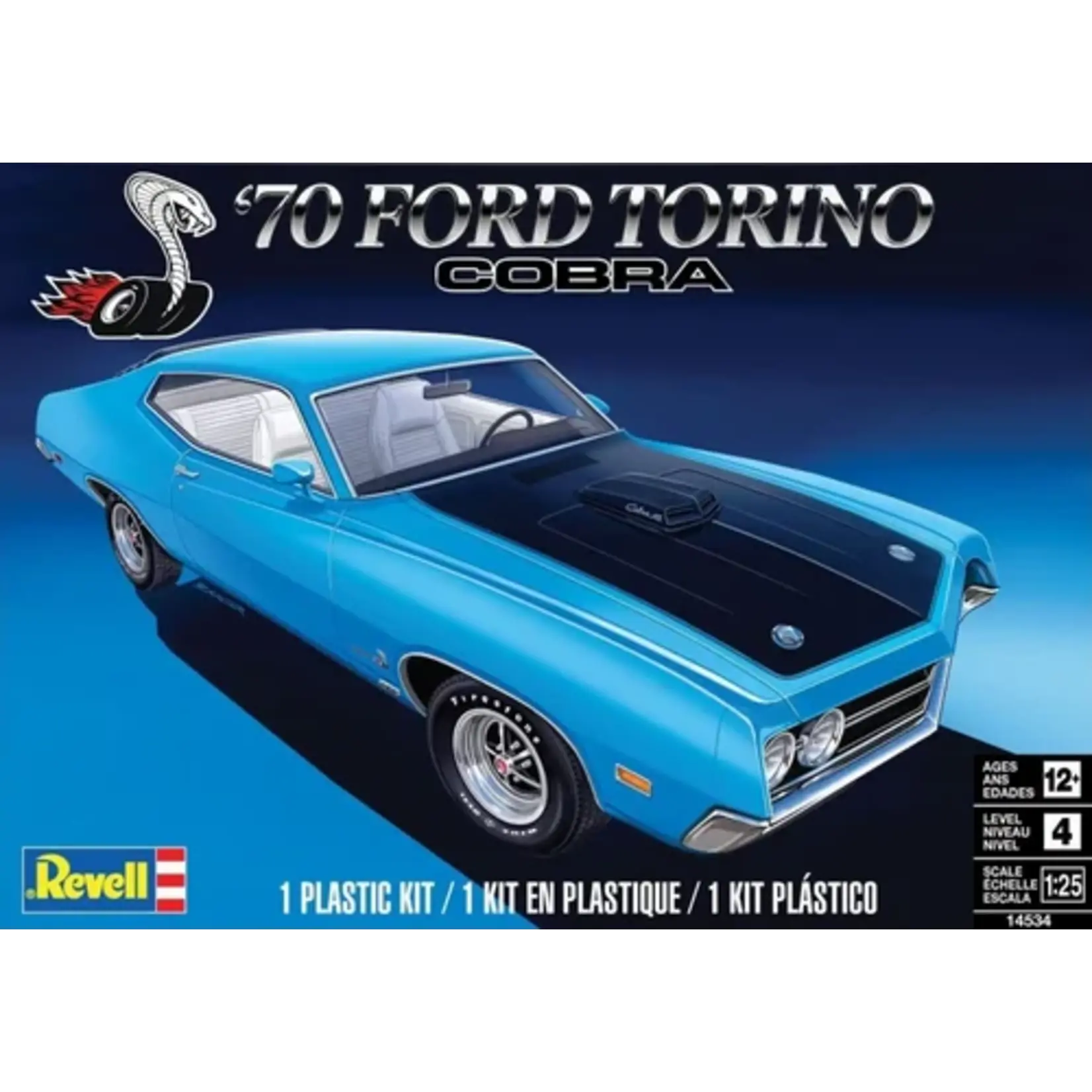 Revell-Monogram 1/25 1970 Ford Torino Cobra