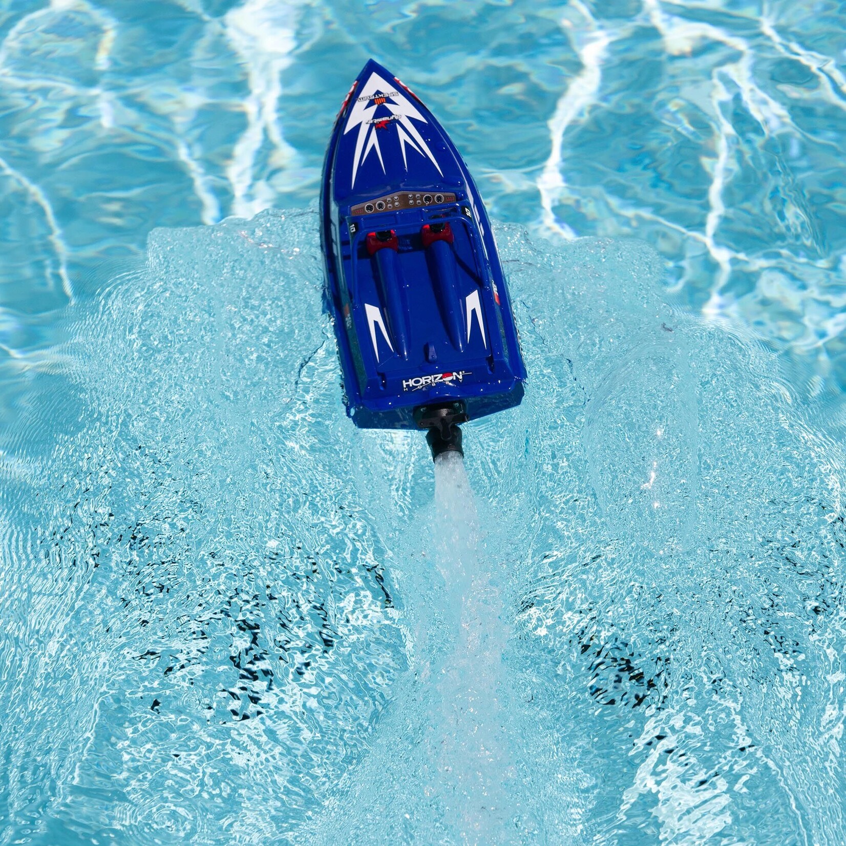 ProBoat Sprintjet 9" Self-Righting Deep-V Jet Boat Brushed RTR, Blue