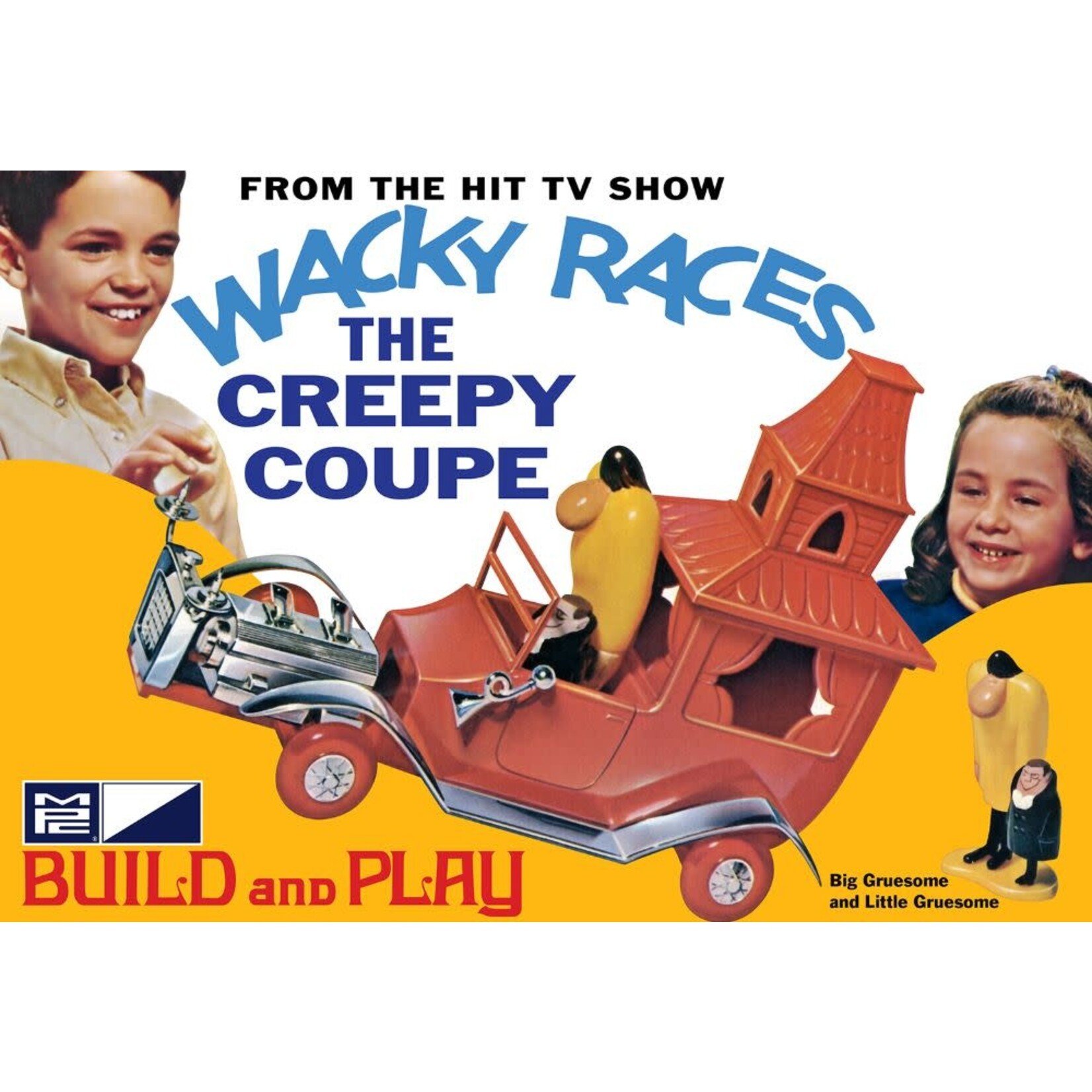 MPC 1/25 Wacky Races: Creepy Coupe w/Big & Little Gruesome Figures (Snap)