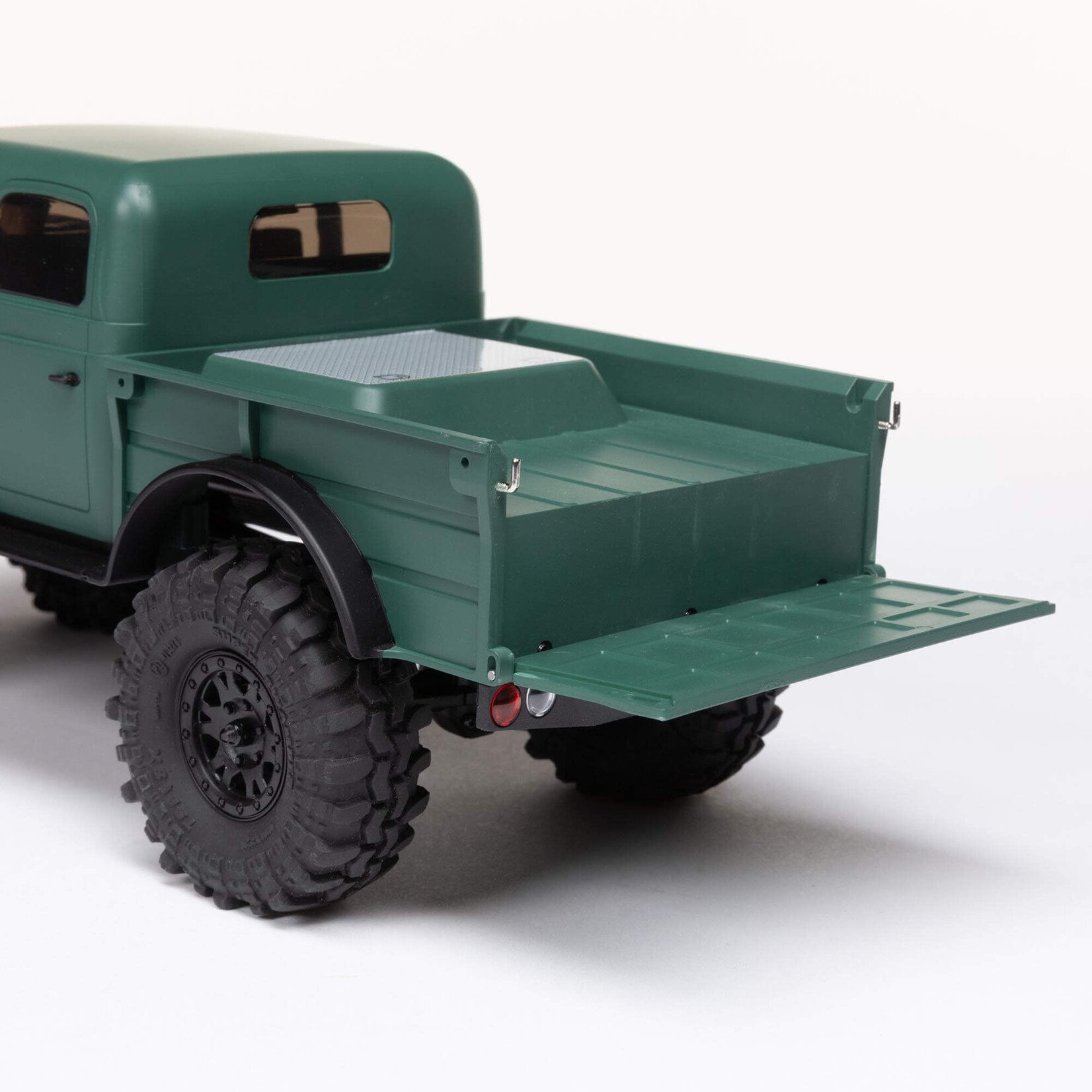 Axial SCX24 40's 4 Door Dodge Power Wagon, Green: 1/24 4WD-RTR