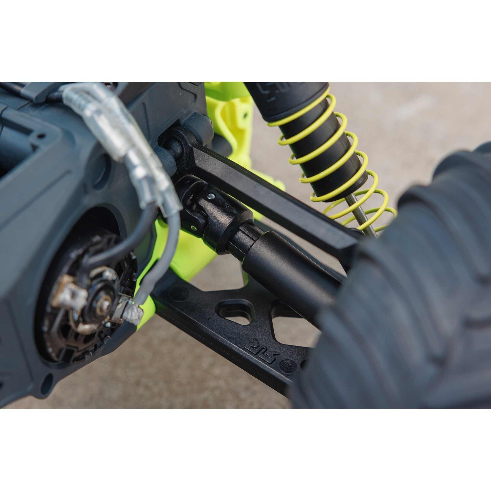 Arrma 1/10 GORGON 4X2 MEGA 550 Brushed Monster Truck RTR with Battery & Charger, Yellow