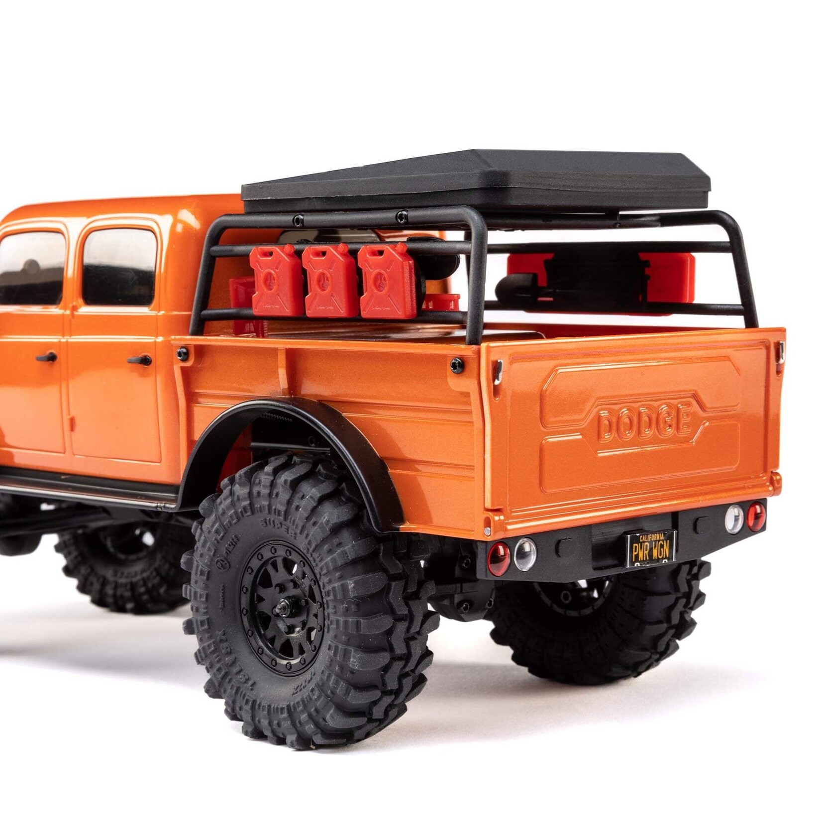 Axial 1/24 SCX24 Dodge Power Wagon 4WD Rock Crawler Brushed RTR, Orange