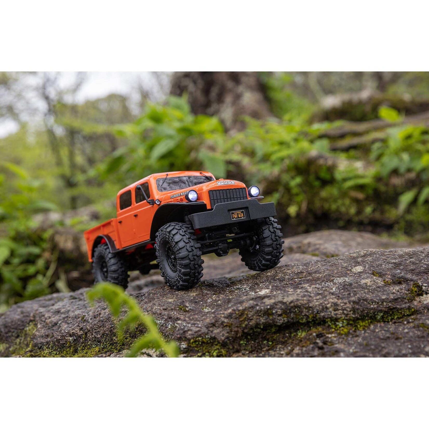 Axial 1/24 SCX24 Dodge Power Wagon 4WD Rock Crawler Brushed RTR, Orange