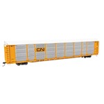 Walthers HO 89' Thrall Bi-Level Auto Carrier Canadian National GTW #504100