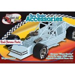 Wes's Model Car Corner 1/25 Chrome Accessories Set for Asphalt Modified Race Car