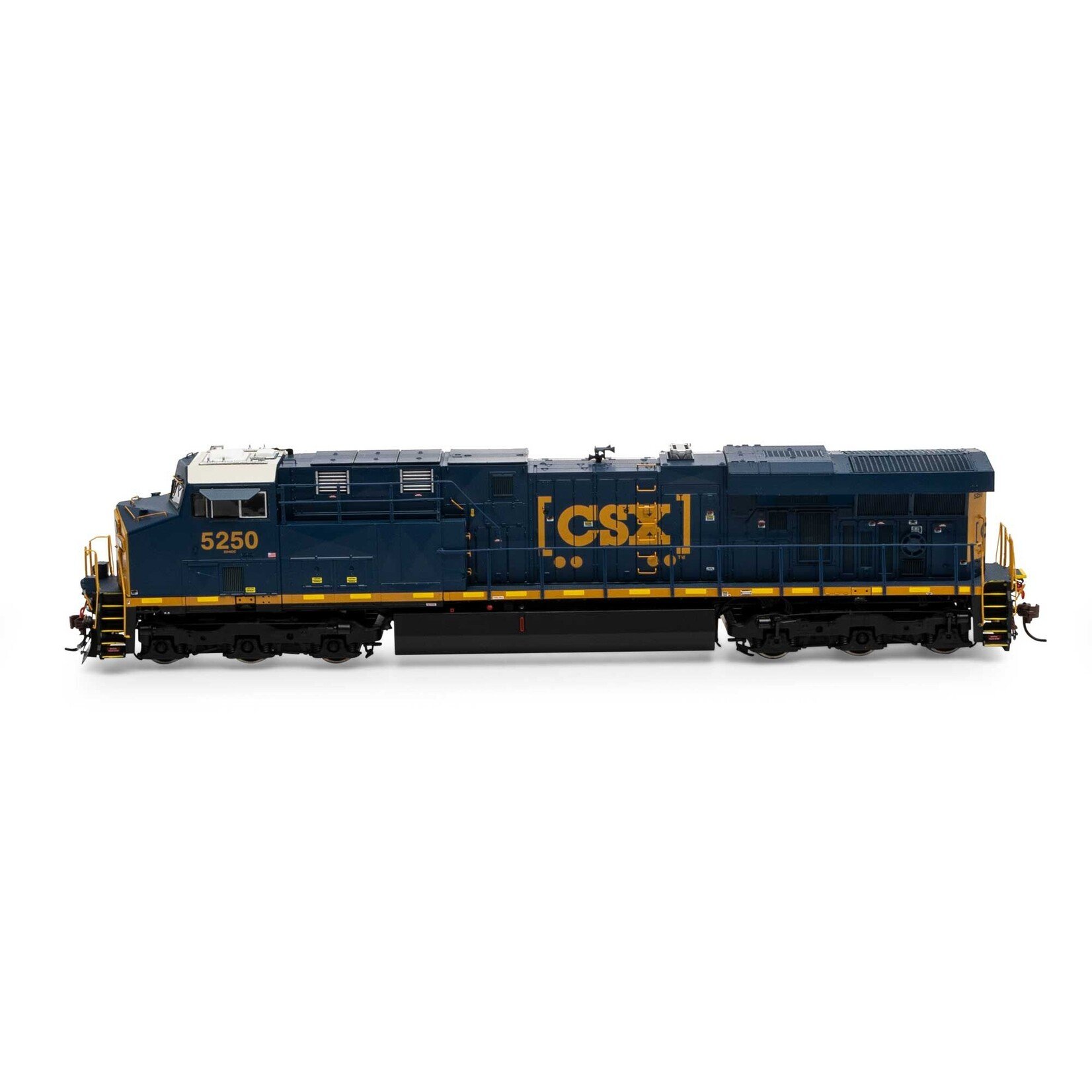Athearn Genesis HO ES44DC Locomotive with DCC & Sound, CSX, Boxcar #5250