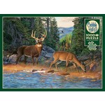 Cobble Hill The River's Edge (Buck & Deer) Puzzle (1000pc)