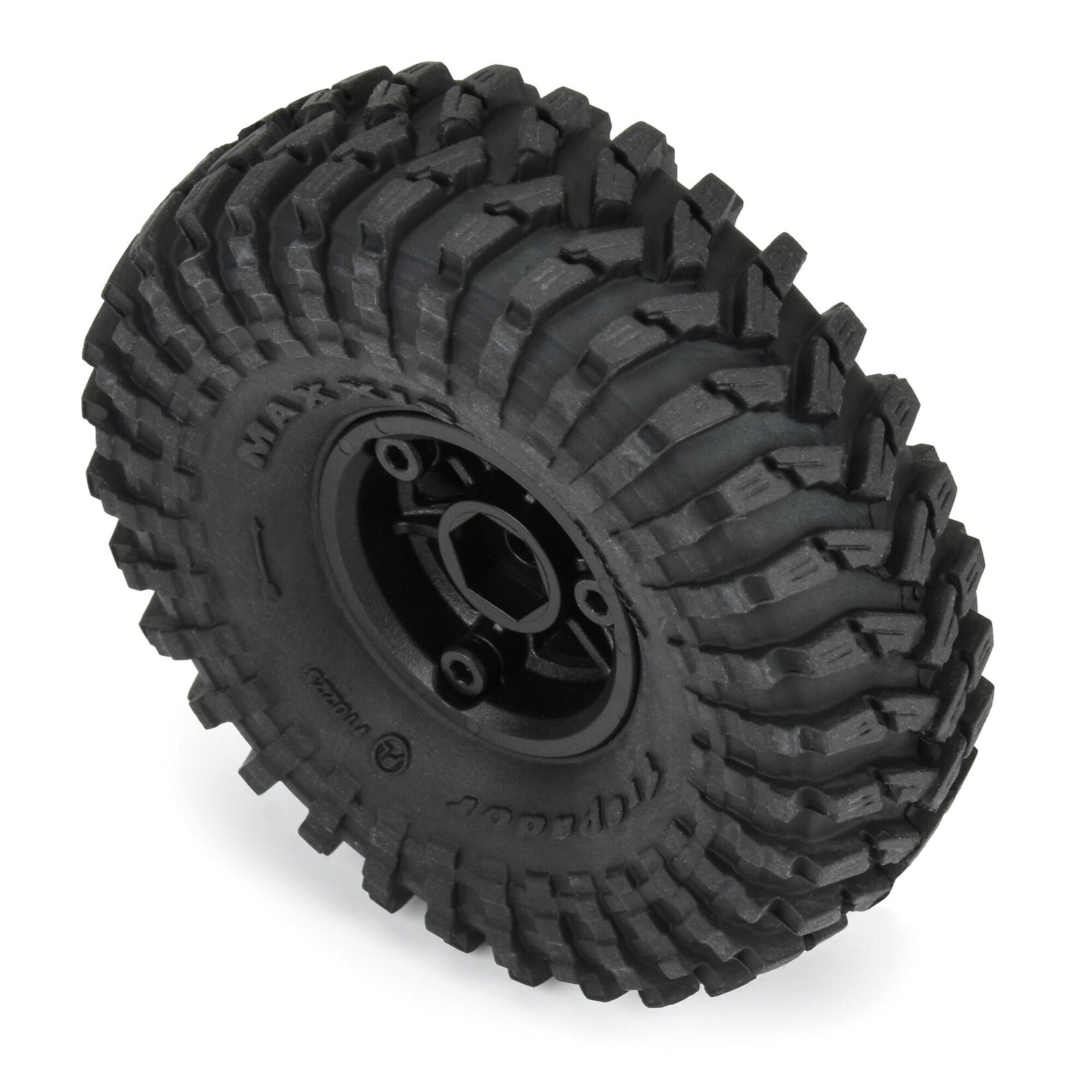 Pro-Line 1/24 Maxxis Trepador F/R 1.0" Tires MTD 7mm Black Holcomb (4)