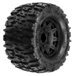 Pro-Line 1/10 Trencher F/R 2.8" MT Tires Mounted 12mm/14mm Black Raid (2)